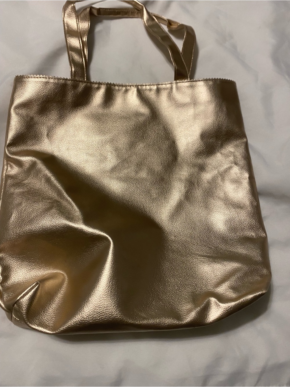 Estee Lauder Metallic Gold Tote